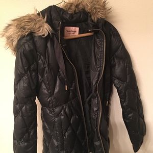Juicy Couture Puffy Jacket with fur trimmed hood